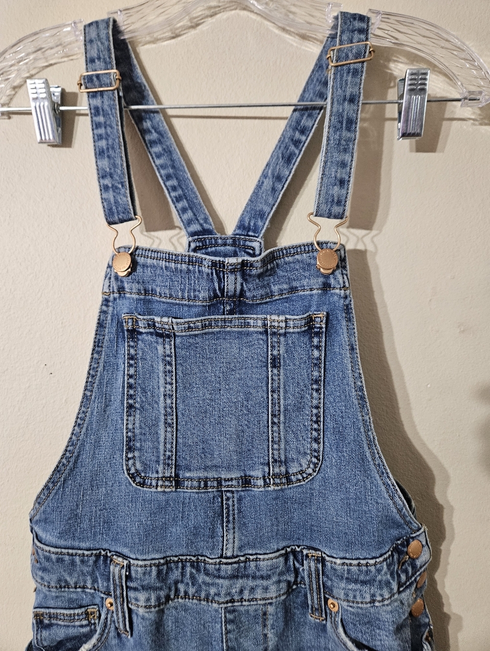Universal Thread Denim Overalls Size 4 - Picture 2 of 9